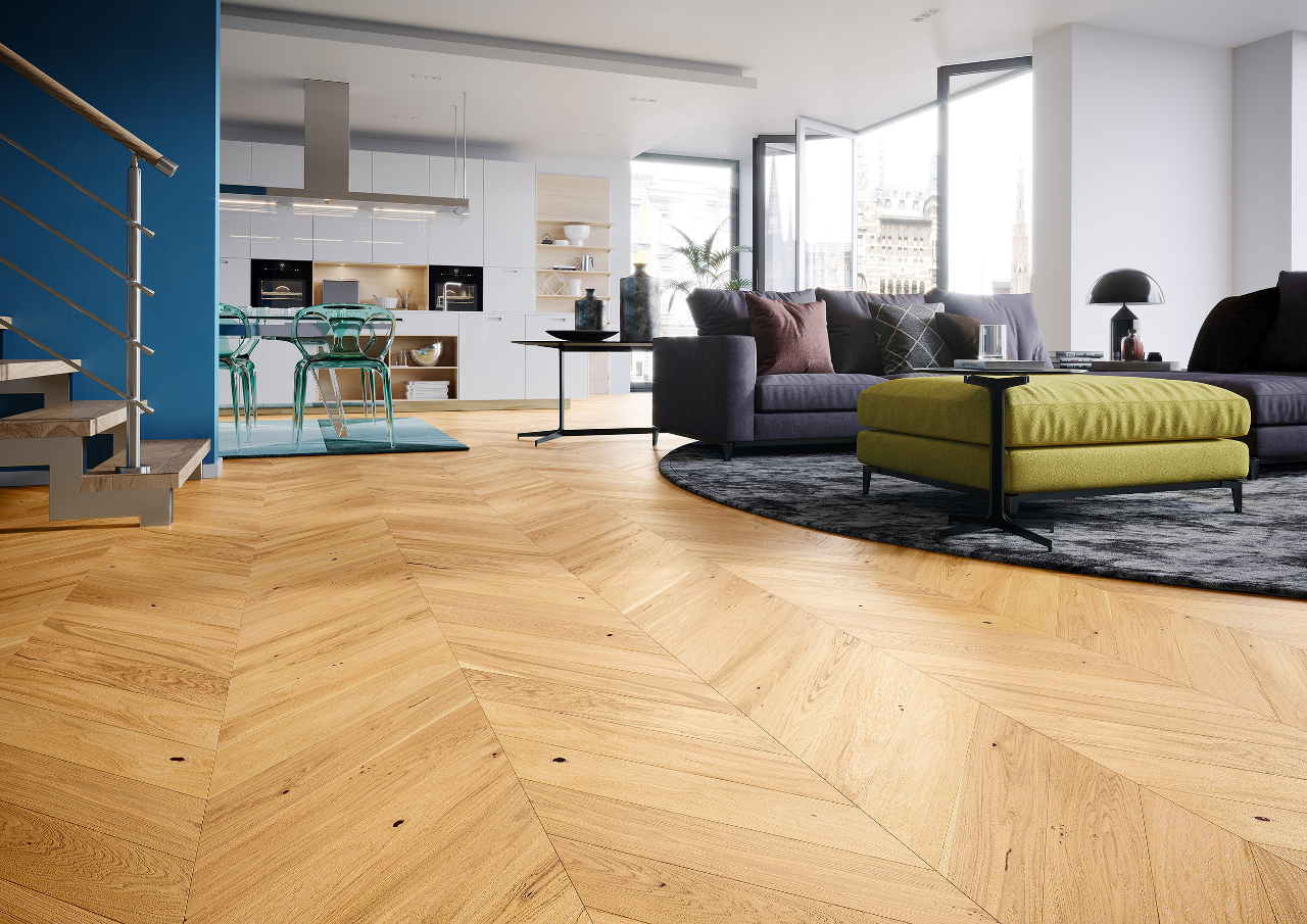 Chevron Engineered Wood Flooring A Floor With A Timeless Design